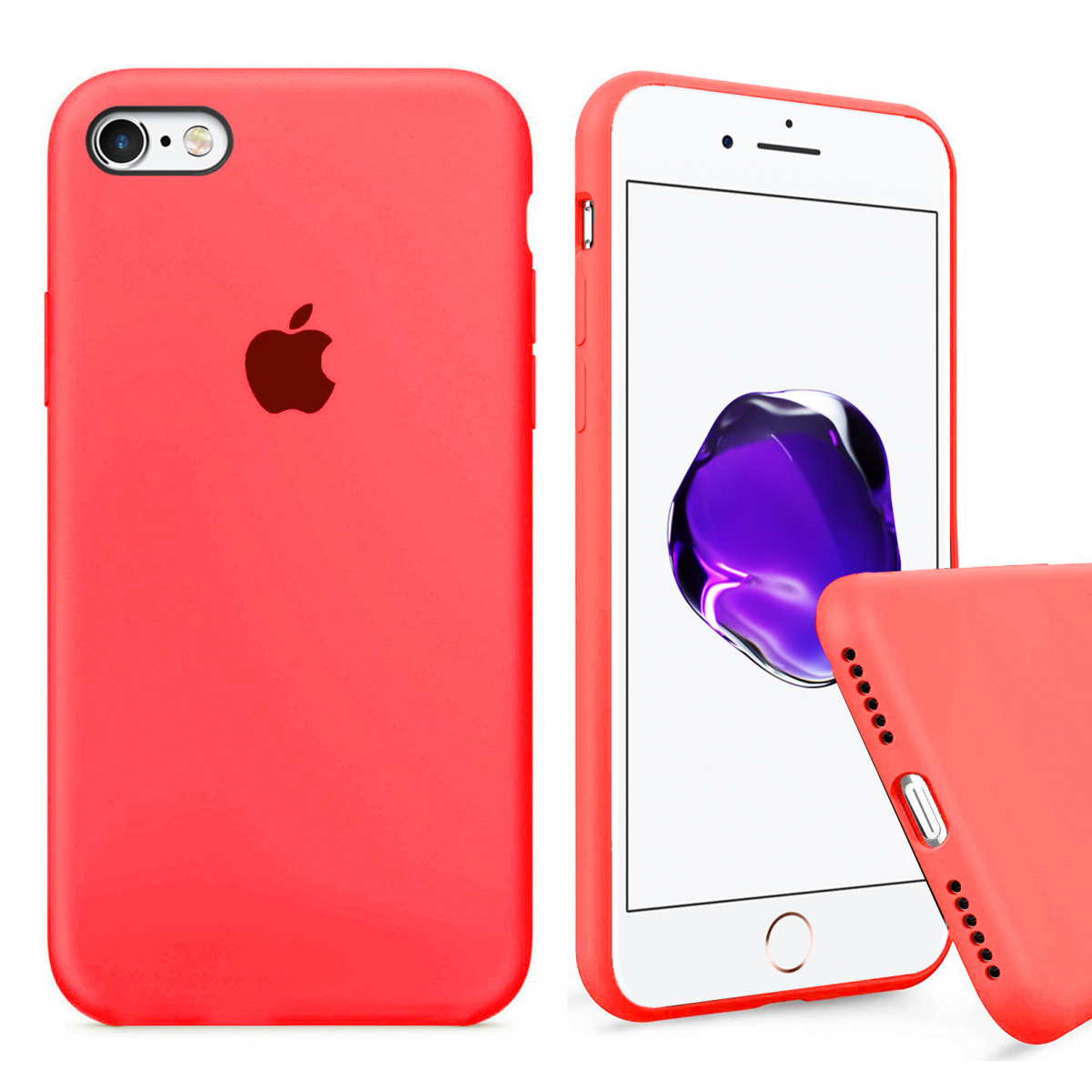 Чохол Wemacy Silicone Full Case для iPhone 6/6s Light Pink (AFC-0023 ...