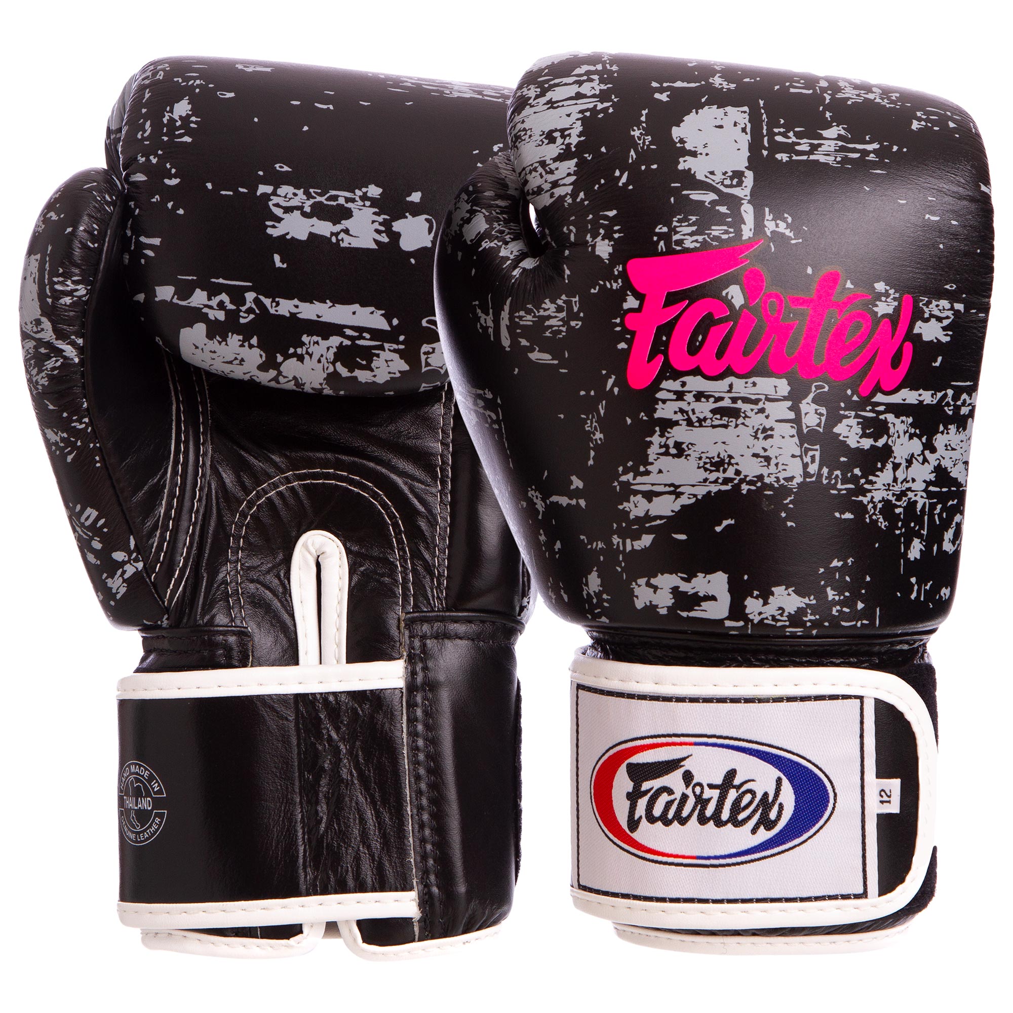 

Перчатки боксерские кожаные на липучке FAIRTEX DARK CLOUD, Размер 16oz