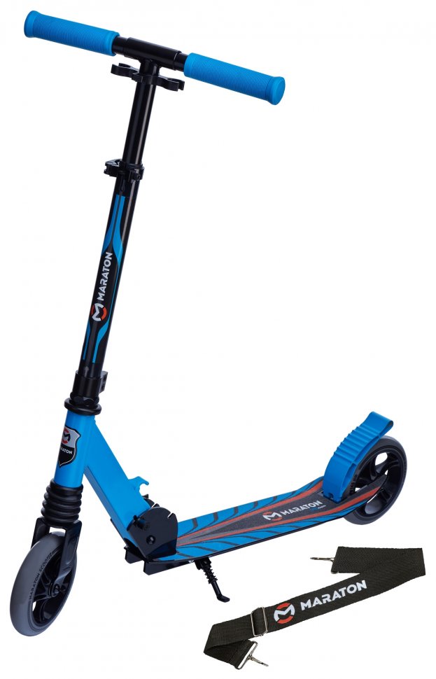 

Детский двухколесный самокат Maraton Sport 145 с алюминиевой складной рамой (Blue)