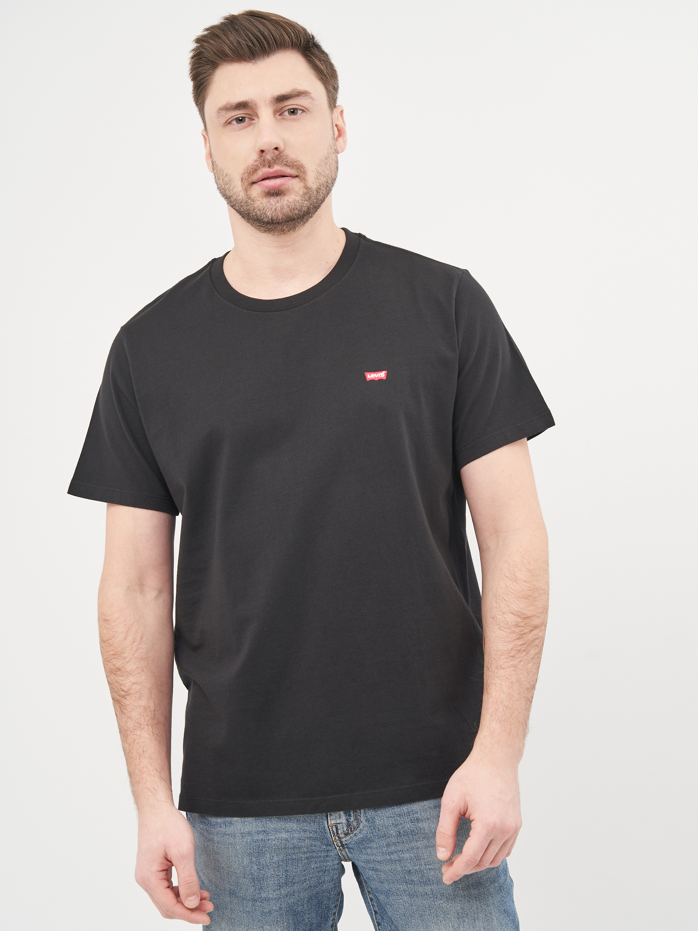 Акція на Футболка Levi's Ss Original Hm Tee Mineral Black 56605-0009 S Black від Rozetka