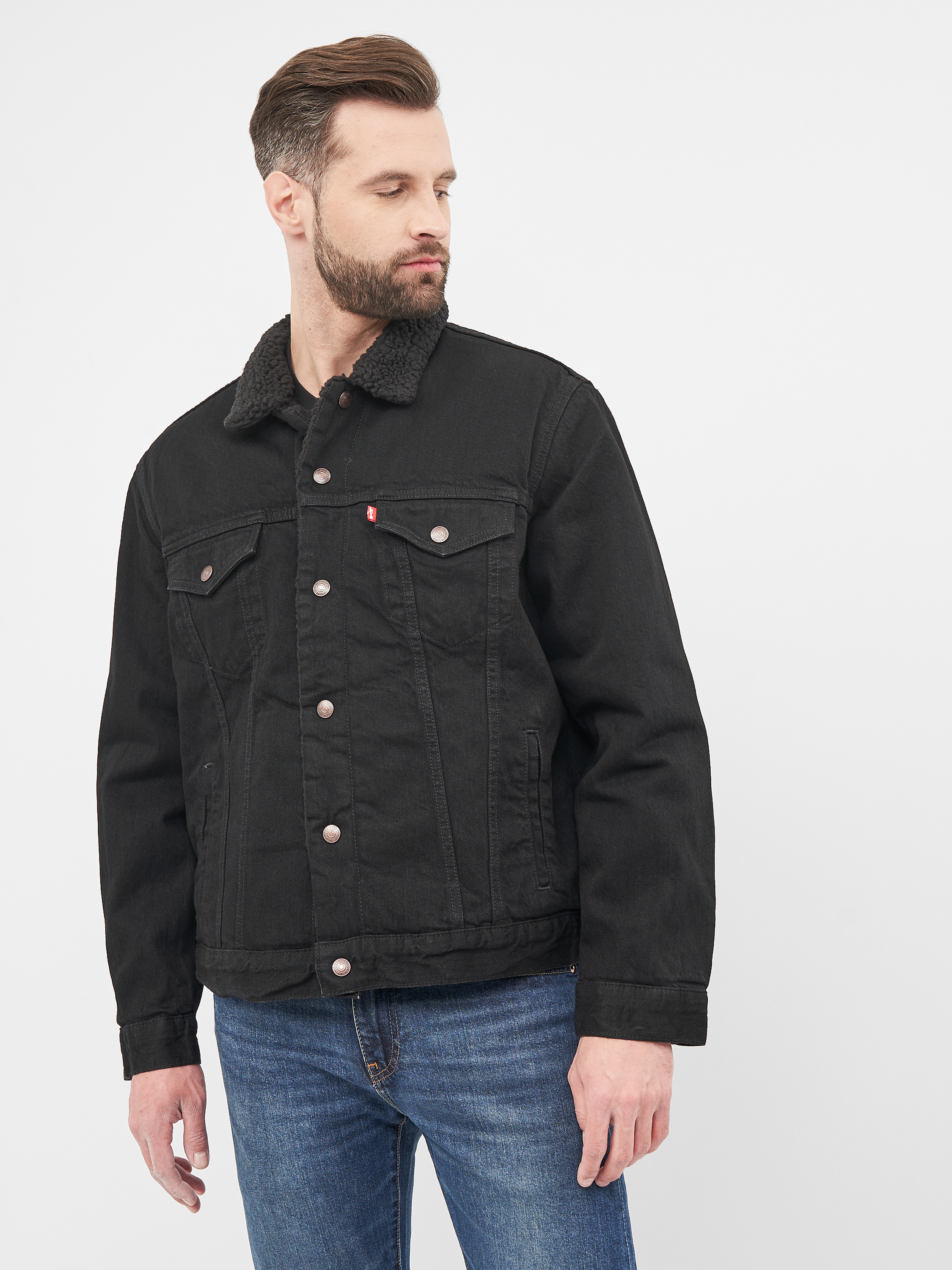 

Джинсовая куртка Levi's Type 3 Sherpa Trucker Berk 16365-0100 S