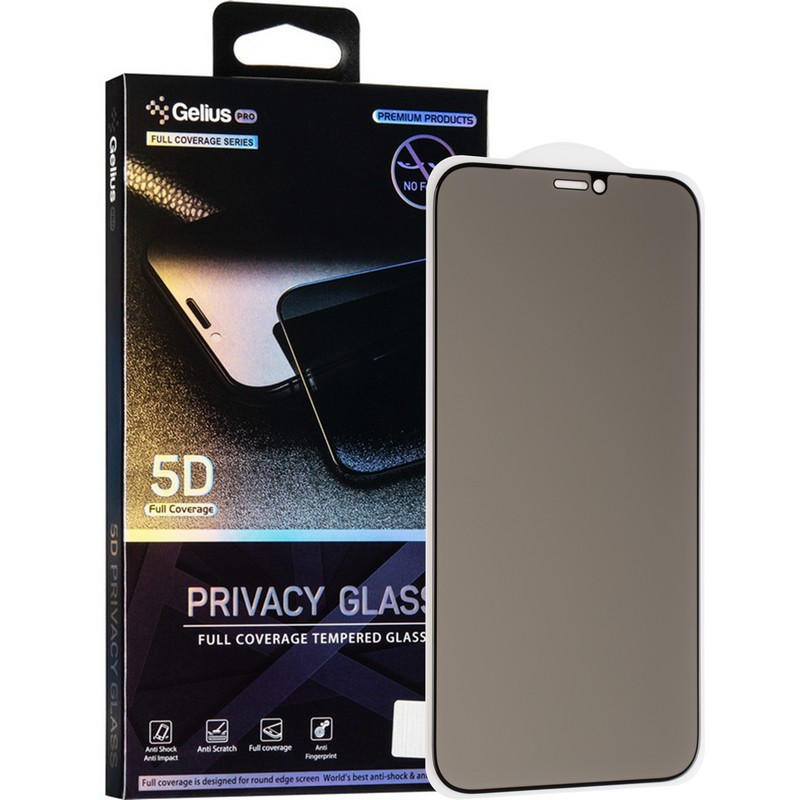 

Защитное стекло Gelius Pro Privasy Glass для iPhone 12/12 Pro Black