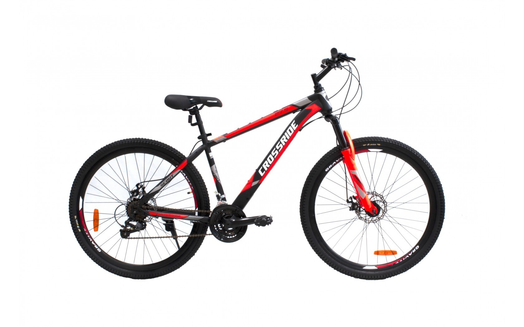 

Велосипед Crossride Scout 27.5" Черно-красный