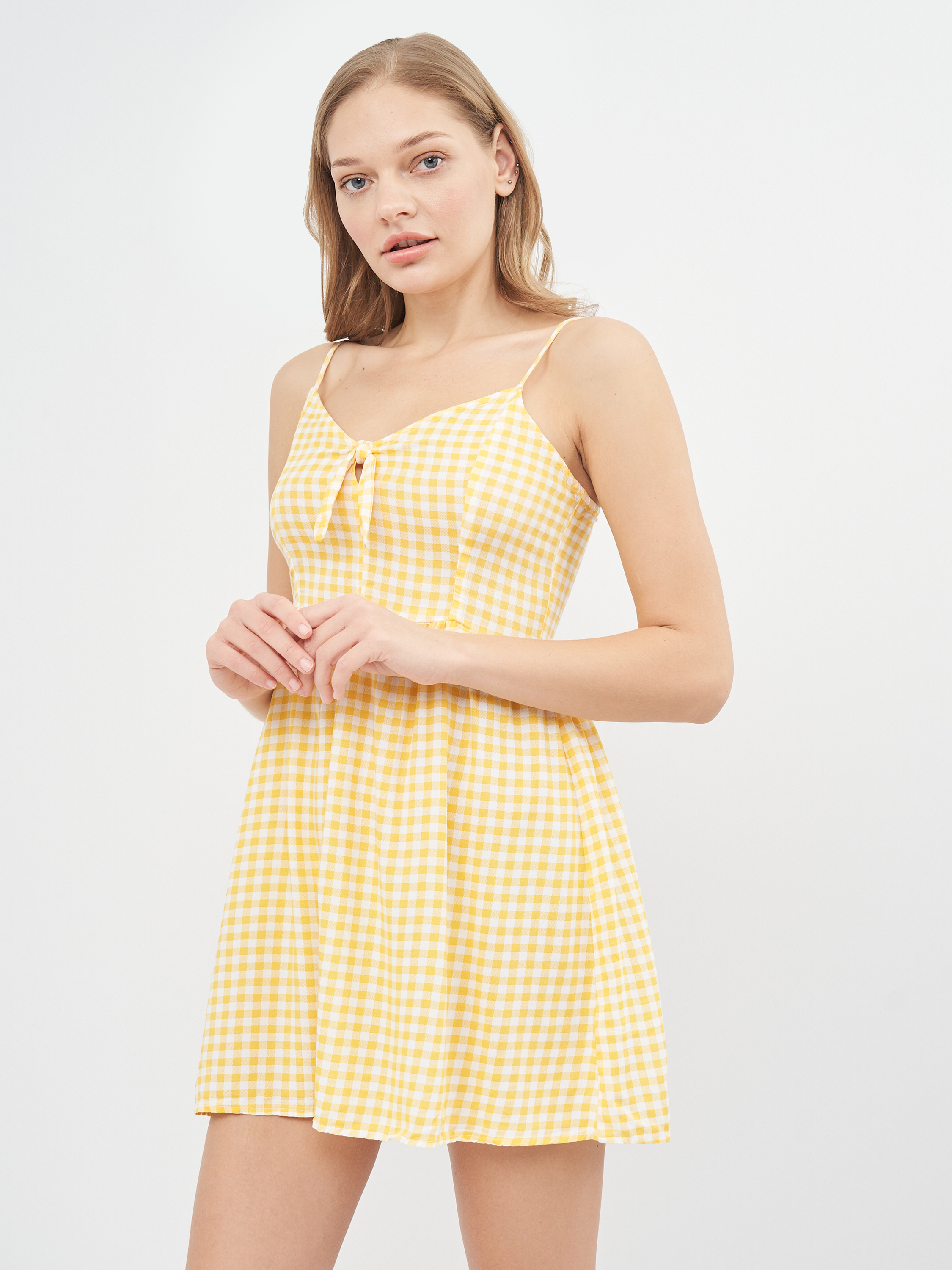 

Сарафан H&M 1801-693903  Желто-белый, Сарафан H&M 1801-693903 40 Желто-белый