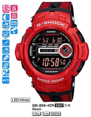 

Часы CASIO GD-200-4ER