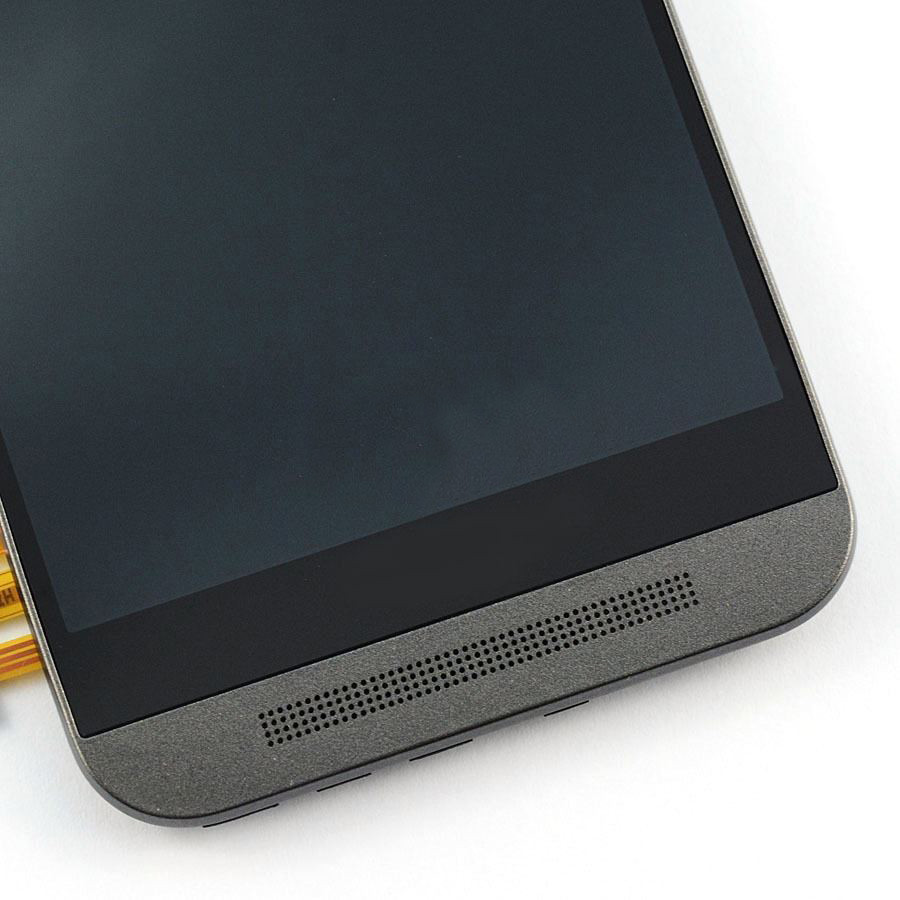 

Дисплей (экран) для HTC One M9 + тачскрин, цвет черный, с передней панелью серого цвета High Copy
