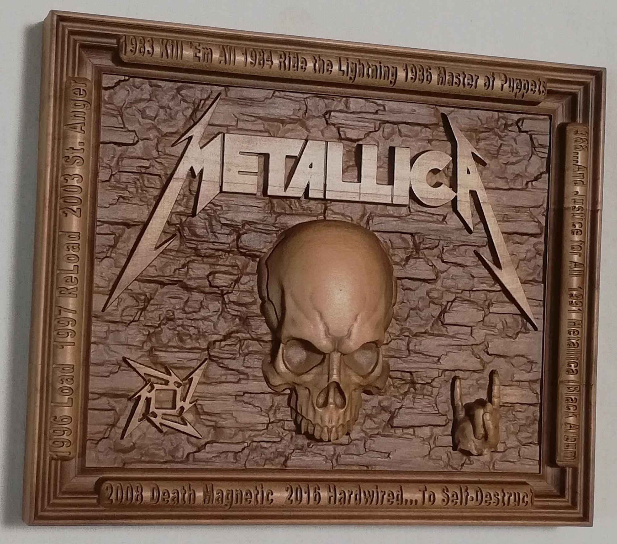 

Картина из дерева ART-3D-WOOD Metallica-1