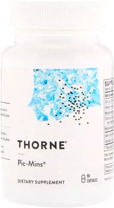 

Витамины Thorne Research Микроэлементы, Pic-Mins, 90 капсул (693749243021)