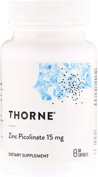 

Витамины Thorne Research Цинк Пиколинат 15 мг, Zinc Picolinate, 60 капсул (693749210023)