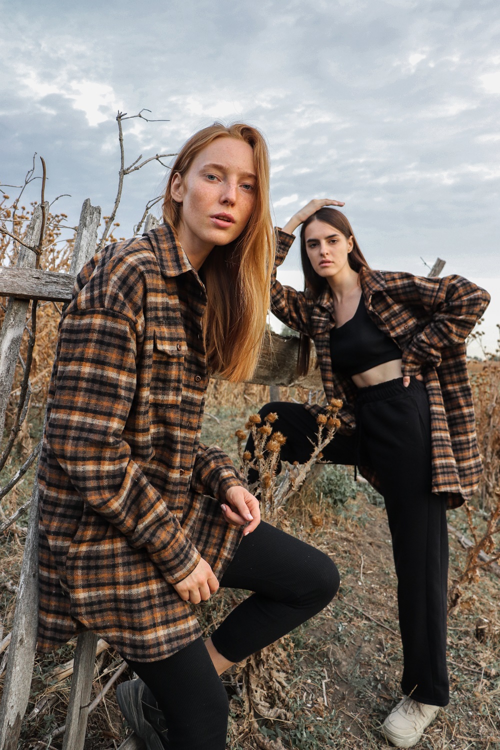 

Рубашка в клетку SKRIPKA onesize S190