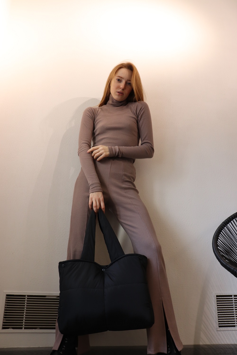 

Гольф “рубчик” SKRIPKA M/L пудровый S352