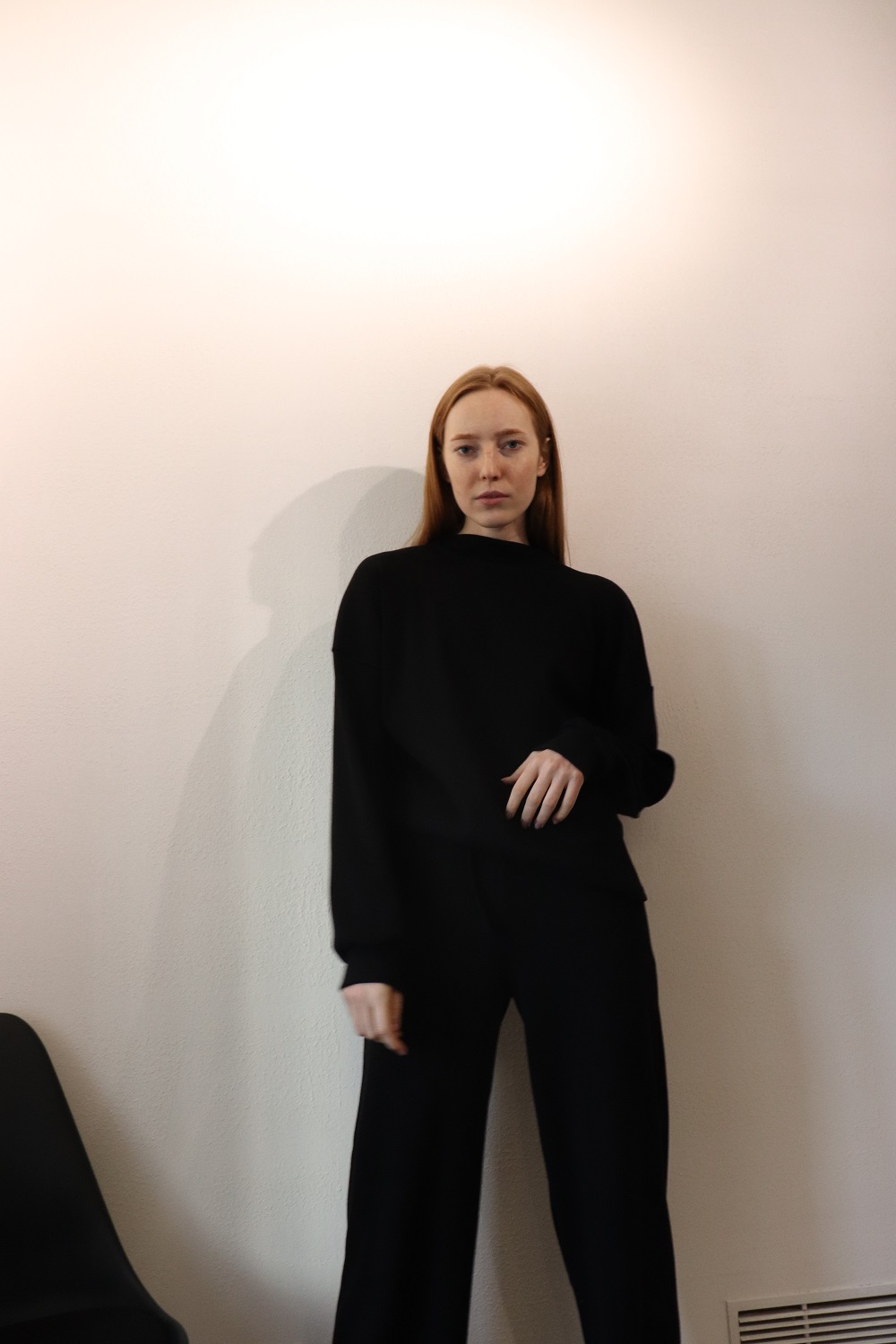 

Кофта “рубчик” SKRIPKA onesize черная S217