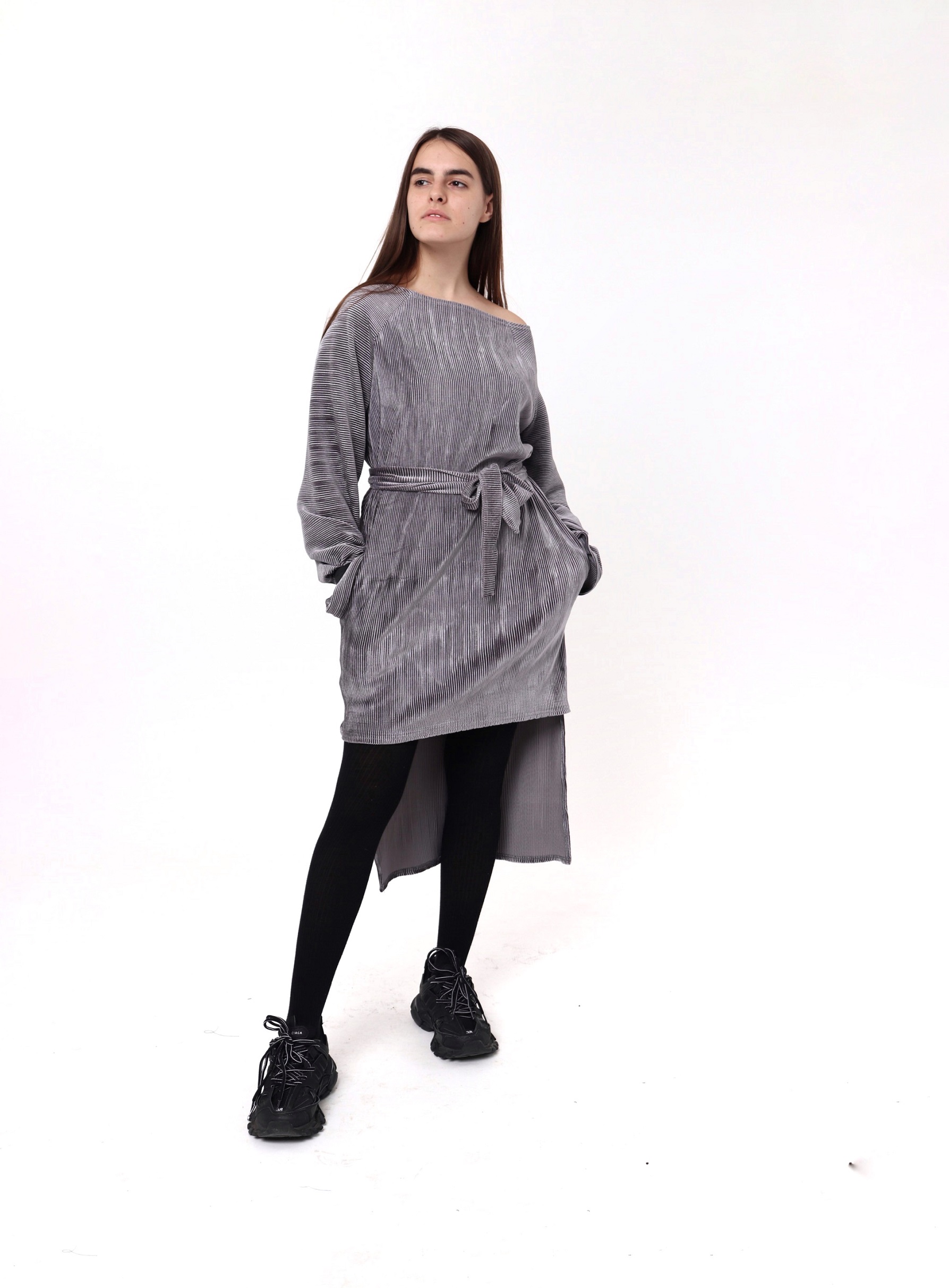 

Платье вельвет SKRIPKA onesize S061