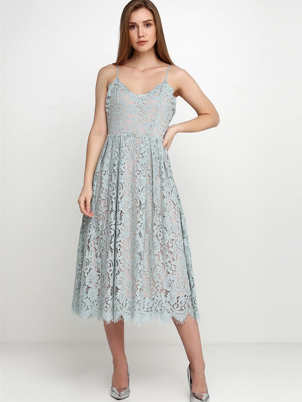 

Платье H&M 608007 36 Светло-голубое