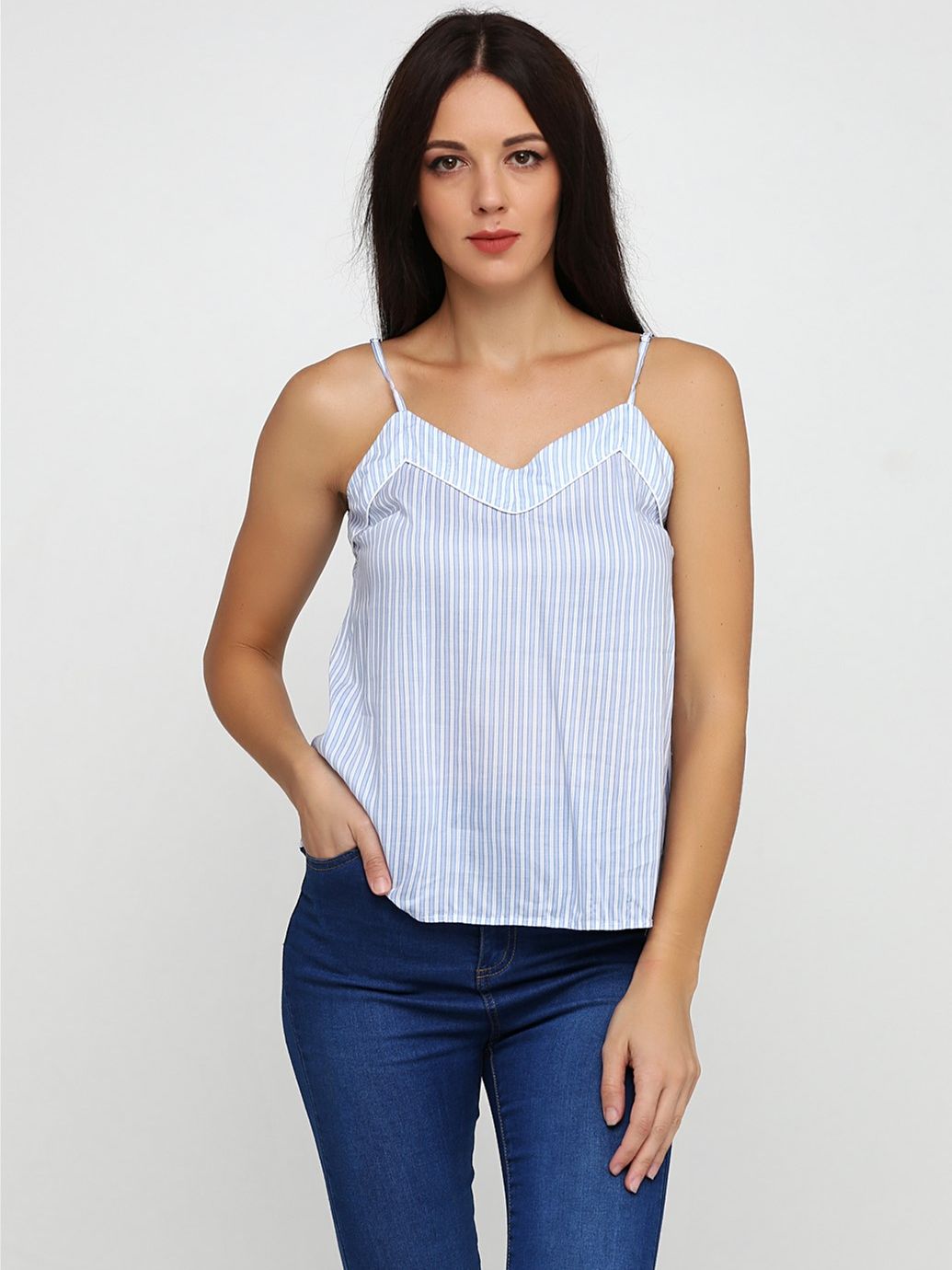 

Топ H&M 506452 S Голубой