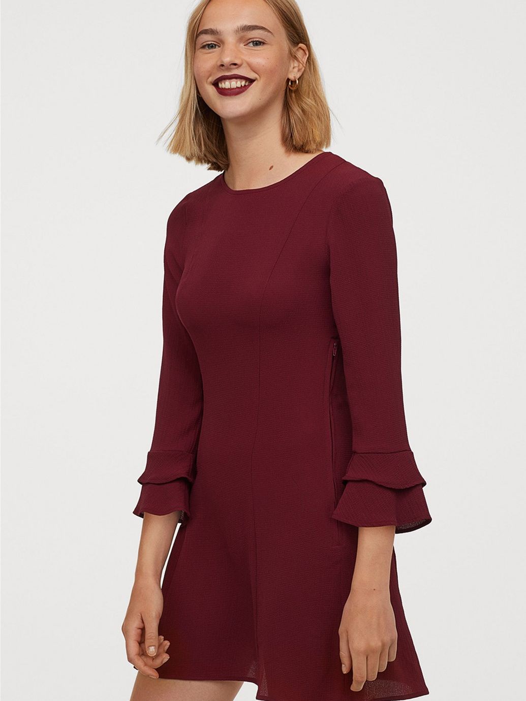 

Платье H&M 690193 46 Бордовое