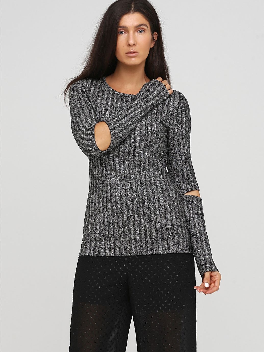 

Джемпер H&M 0-0895 M Серебристый