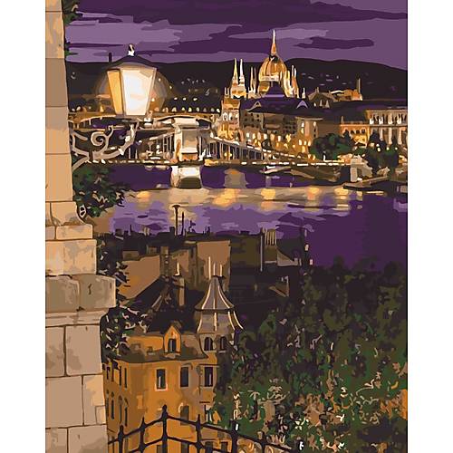 

Рисование по номерам "Магические краски Будапешта" 40*50 см Идейка (КНО3534)