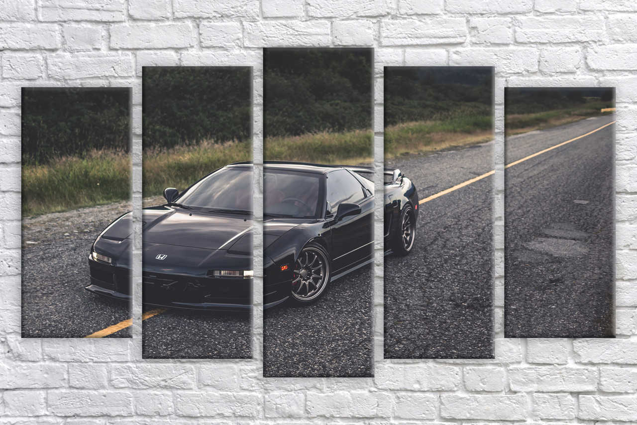 

Модульная картина на холсте Holst Art из 5-ти частей Honda 71х128 см