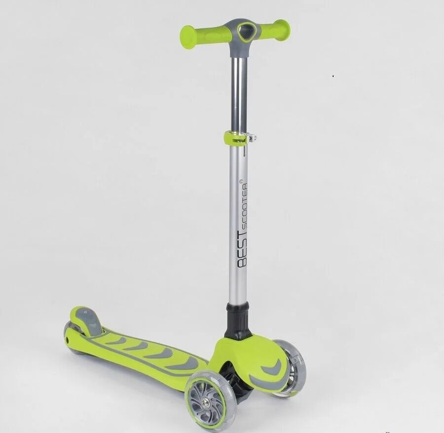 

Самокат трехколесный Best Scooter САЛАТОВЫЙ складной (46987)