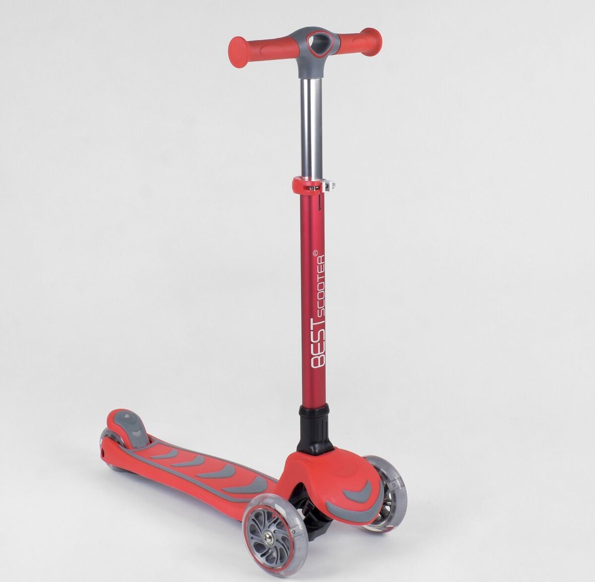 

Самокат трехколесный Best Scooter КРАСНЫЙ складной (92606)