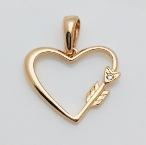 

Кулон для женщины Сердце с стрелой Jewelry Xuping Циркон