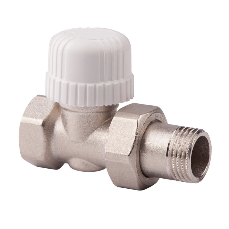 

Кран Icma радиаторный 1/2" (28х1,5) прямой без термоголовки №775 (5197) (CM)