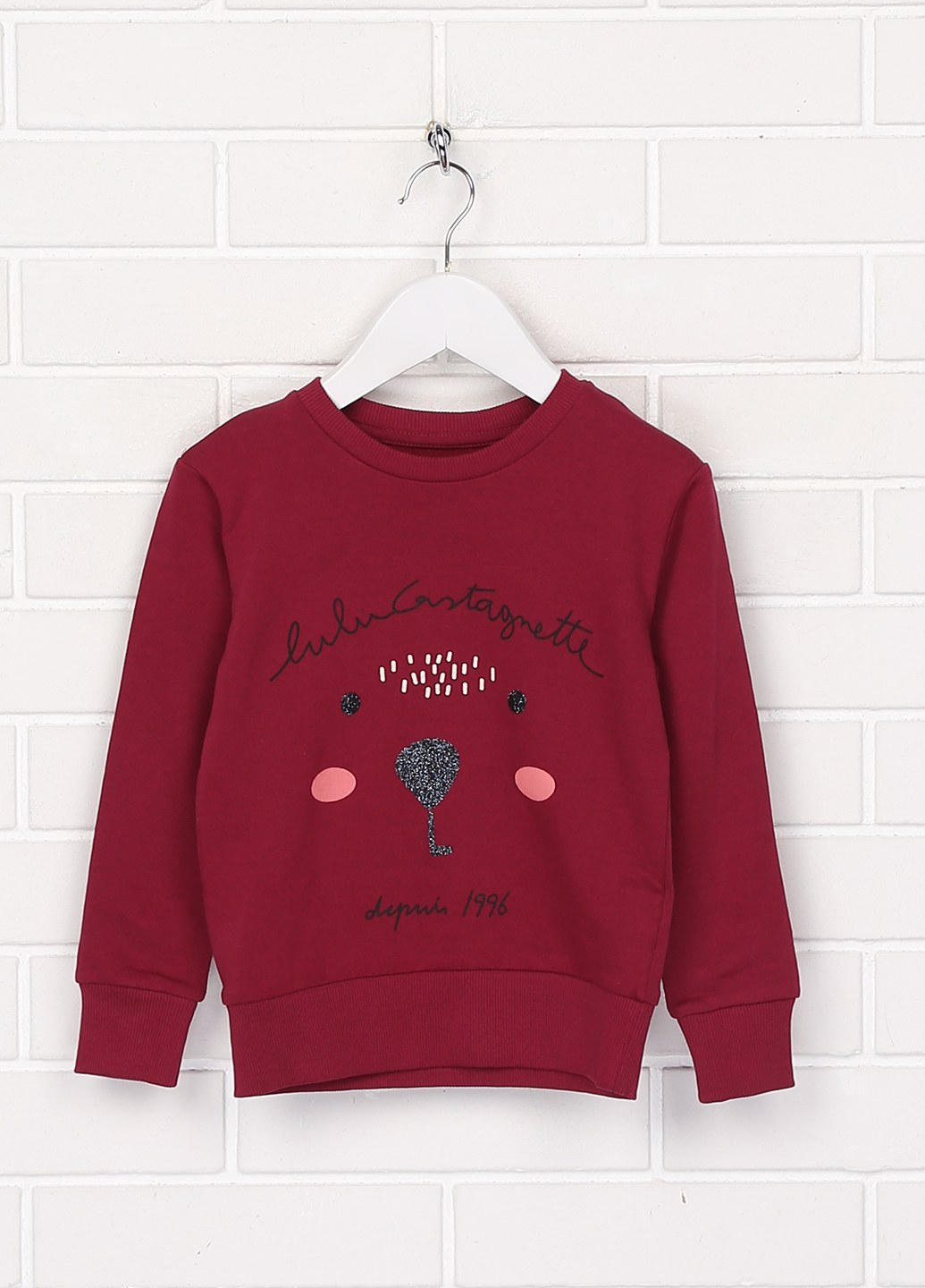 

Свитшот Lulu Castagnette smix03700199 116 см Фиолетовый