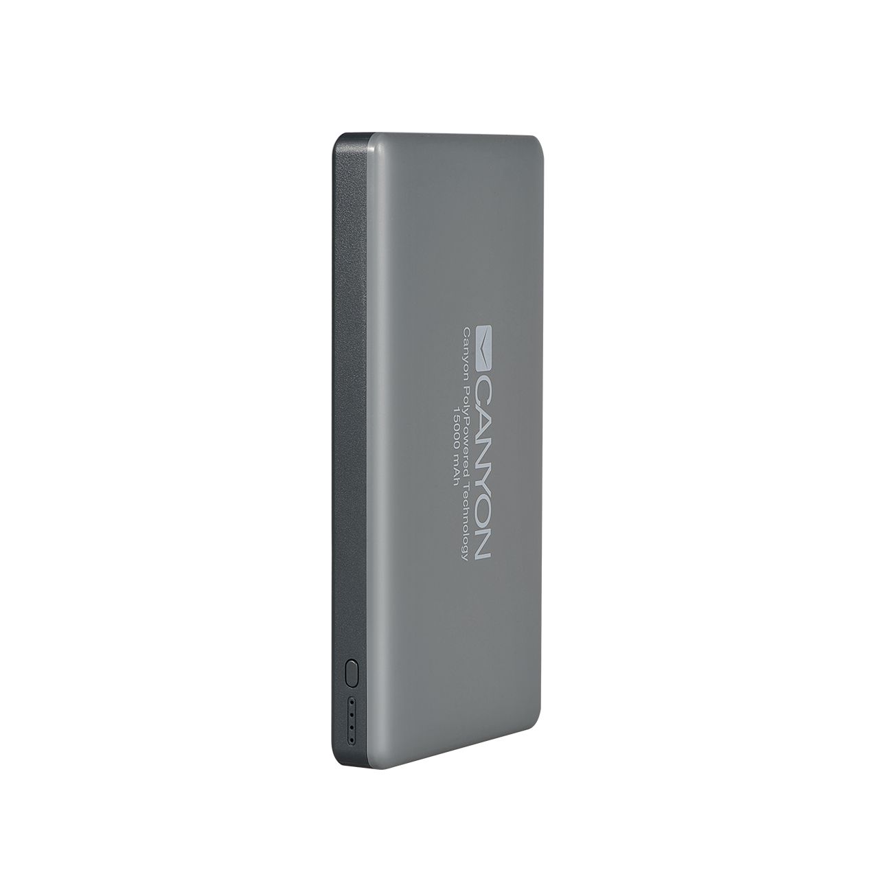 

Портативная универсальная мобильная батарея powerbank Canyon 15000mAh Dark Grey