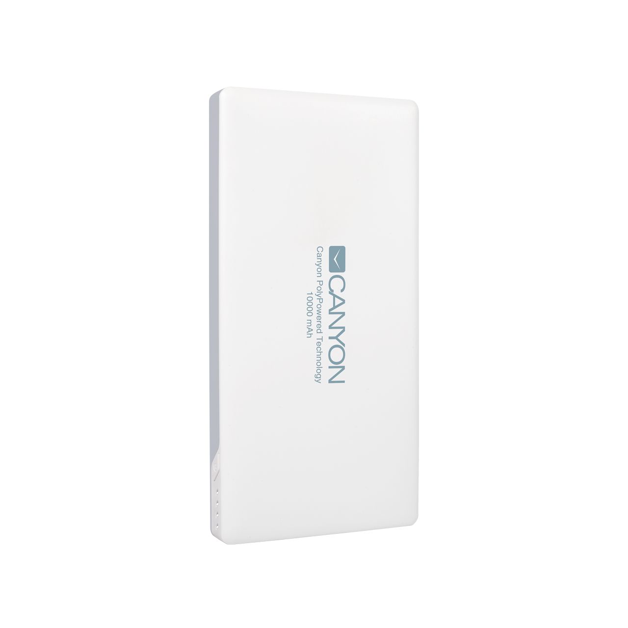 

Портативная универсальная мобильная батарея powerbank Canyon 10000mAh White