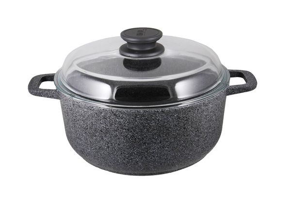 

Кастрюля БИОЛ Granite Gray с крышкой, индукция 3 л