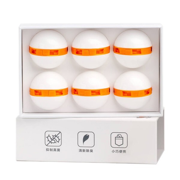 

Дезодорант для обуви Clean-n-Fresh Deodorant Shoe Ball 6 шт Odor Eliminator