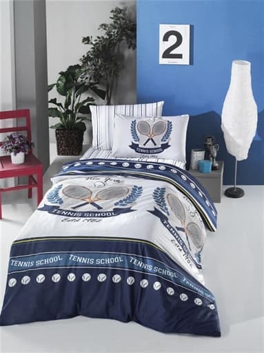 

Комплект постельного белья LIGHTHOUSE ranforce TENNIS 160х220 см/2х50х70