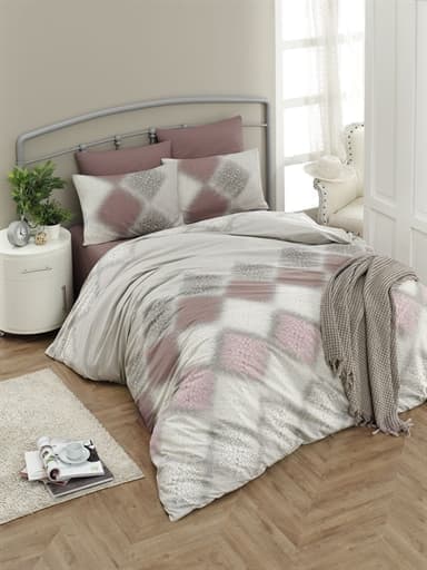 

Комплект постельного белья Lighthouse Ranforce Zara 200х220 см/2х50х70 см