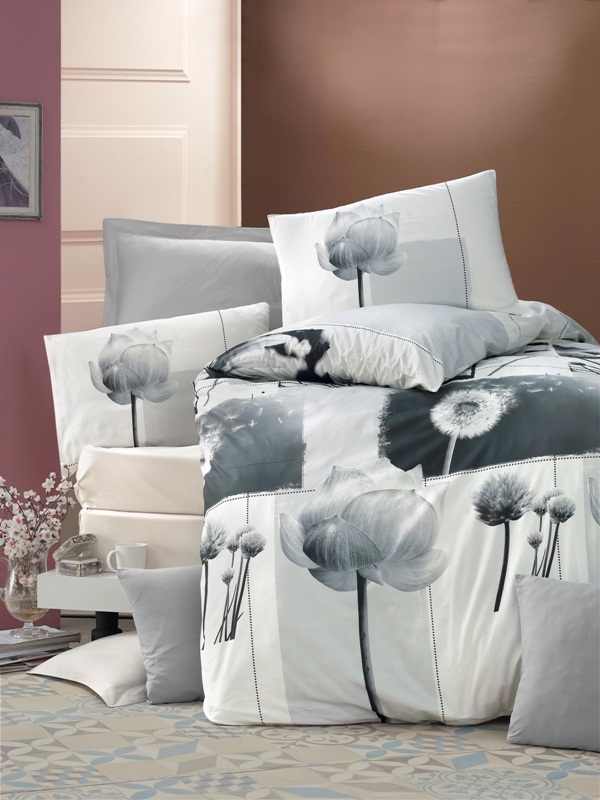 

Комплект постельного белья LIGHTHOUSE ranforce FLORENCE 200х220 см/2х50х70 см