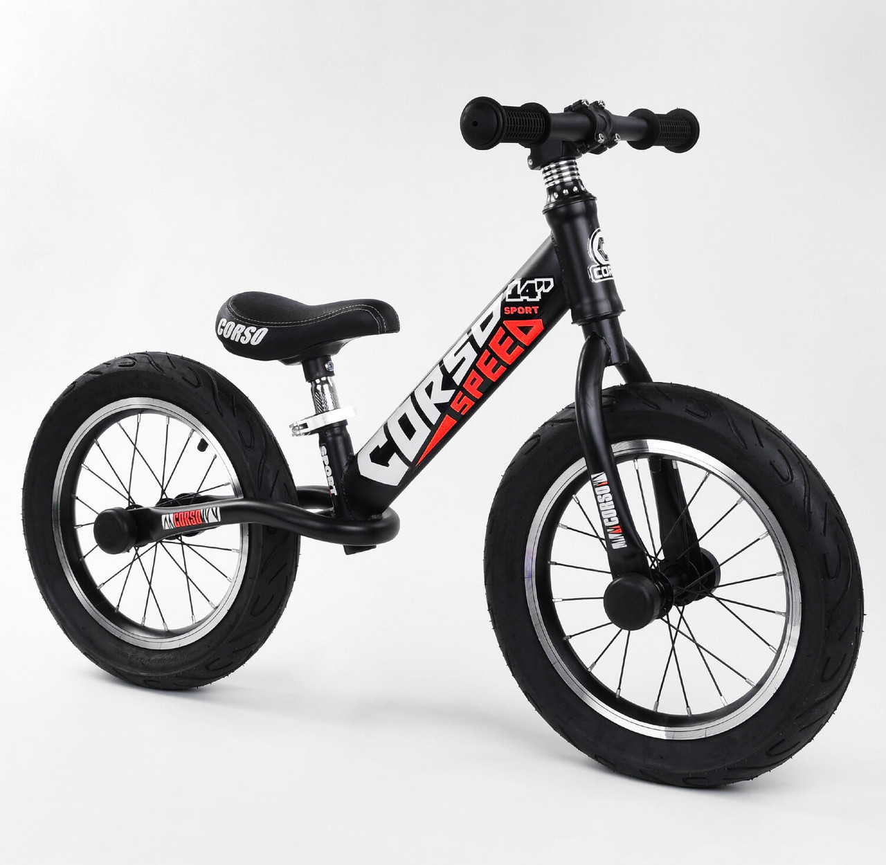 

Велобег 14" CORSO 79077 красный 00086
