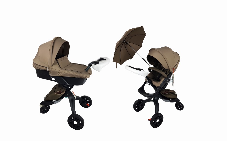 

Коляска универсальная 2в1 DSLAND V6 Коричневый Brown