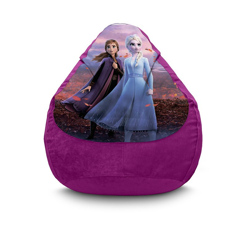 

Кресло мешок iPuff "Frozen. Elsa and Anna" Флок XXL (90х125 см) Фиолетовый