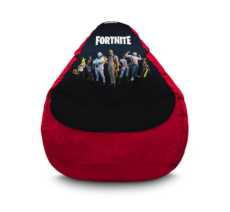 

Кресло мешок iPuff "Fortnite. Golden Midas" Флок XL (80х110 см) Красный