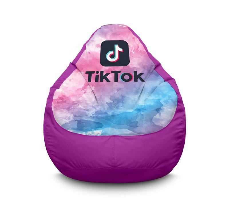 

Кресло мешок iPuff "Tik Tok. Watercolor. Violet" Оксфорд XXL (90х125 см) Фиолетовый