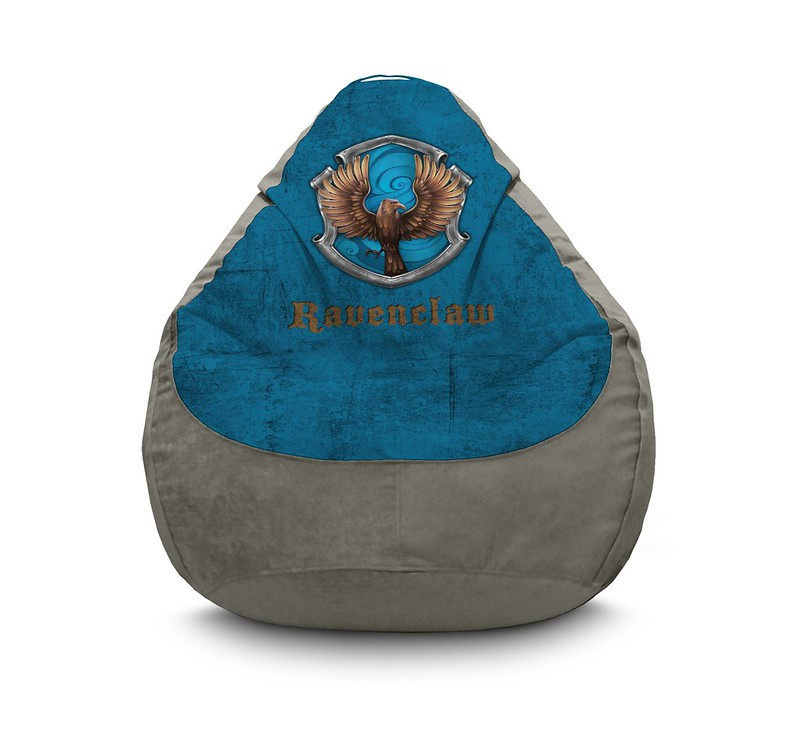 

Кресло мешок iPuff "Harry Potter. Ravenclaw" Флок XXXL (100x135 см) Серый