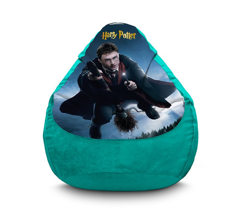

Кресло мешок iPuff "Harry Potter. Quidditch" Флок XXXL (100x135 см) Бирюзовый