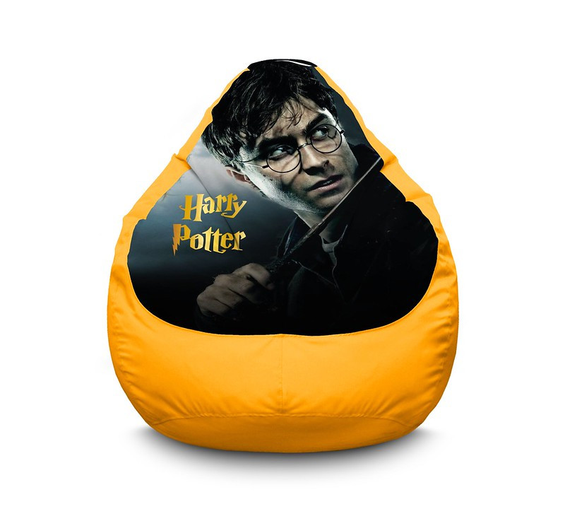 

Кресло мешок iPuff "Harry Potter. Portrait" Оксфорд XL (80х110 см) Желтый
