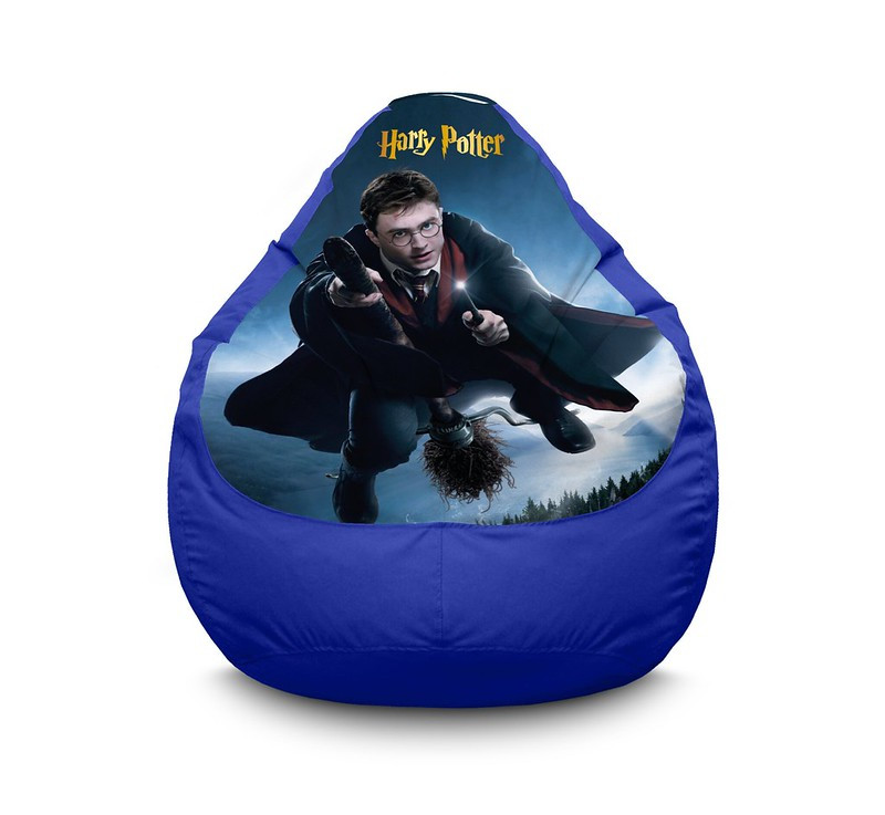 

Кресло мешок iPuff "Harry Potter. Quidditch" Оксфорд XL (80х110 см) Синий