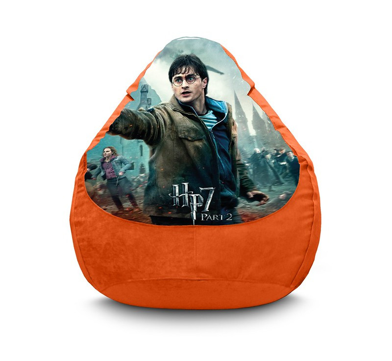 

Кресло мешок iPuff "Harry Potter. Part 7" Флок XXL (90x125 см) Оранжевый