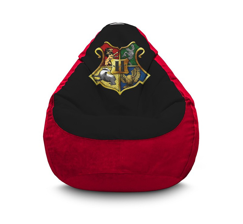 

Кресло мешок iPuff "Harry Potter. Hogwarts School" Флок XL (80x110 см) Красный