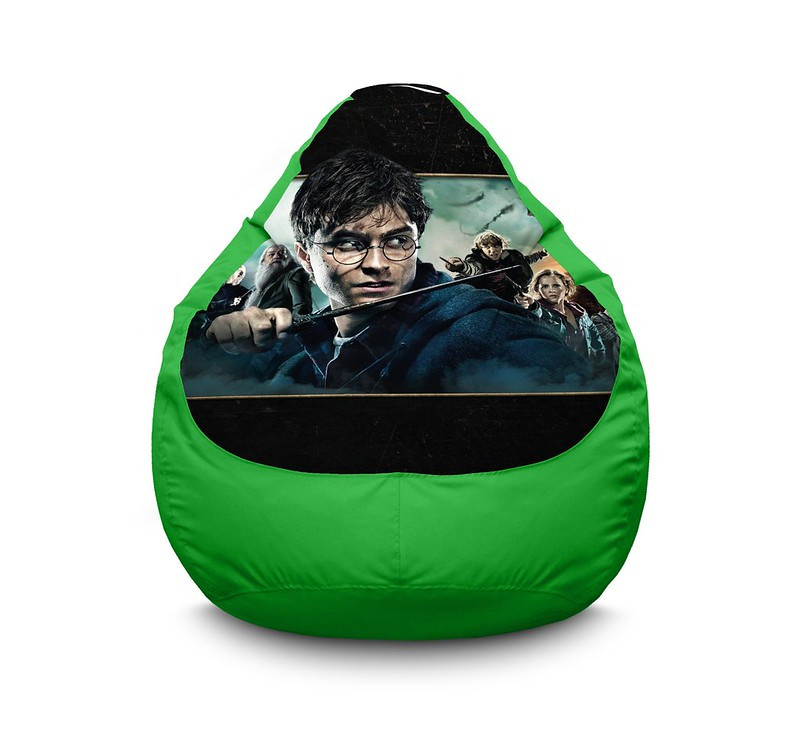 

Кресло мешок iPuff "Harry Potter and friends" Оксфорд XL (80х110 см) Зелёный