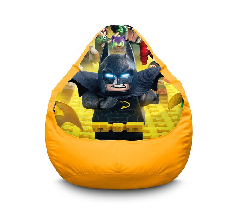 

Кресло мешок iPuff "Lego. Angry Batman" Оксфорд XXXL (100х135 см) Желтый