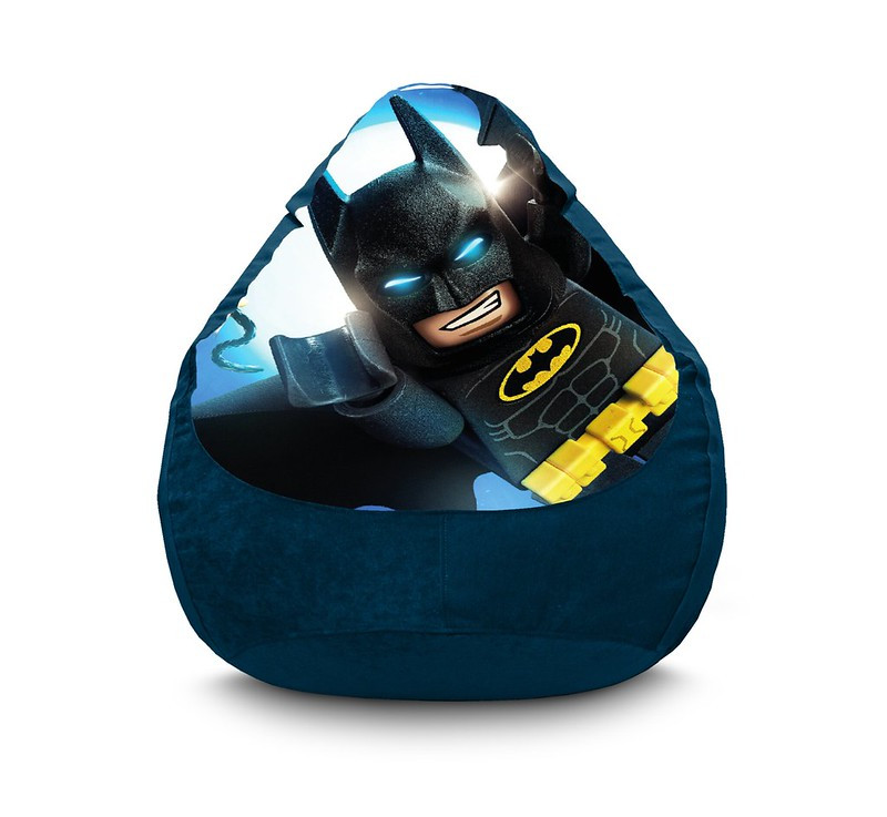 

Кресло мешок iPuff "Lego Batman" Флок L (70x100 см) Синий