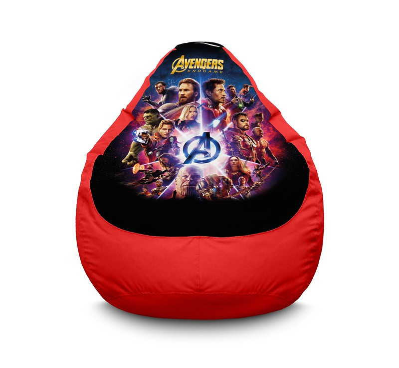 

Кресло мешок iPuff "Avengers. End Game. Red" Оксфорд XXL (90х125 см) Красный